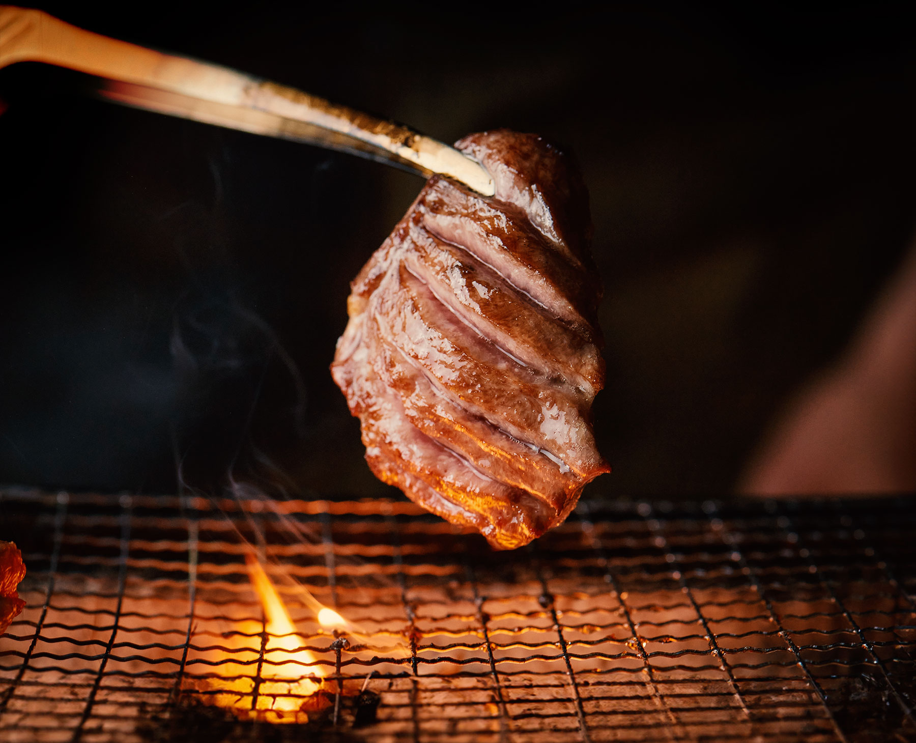 焼きシーン